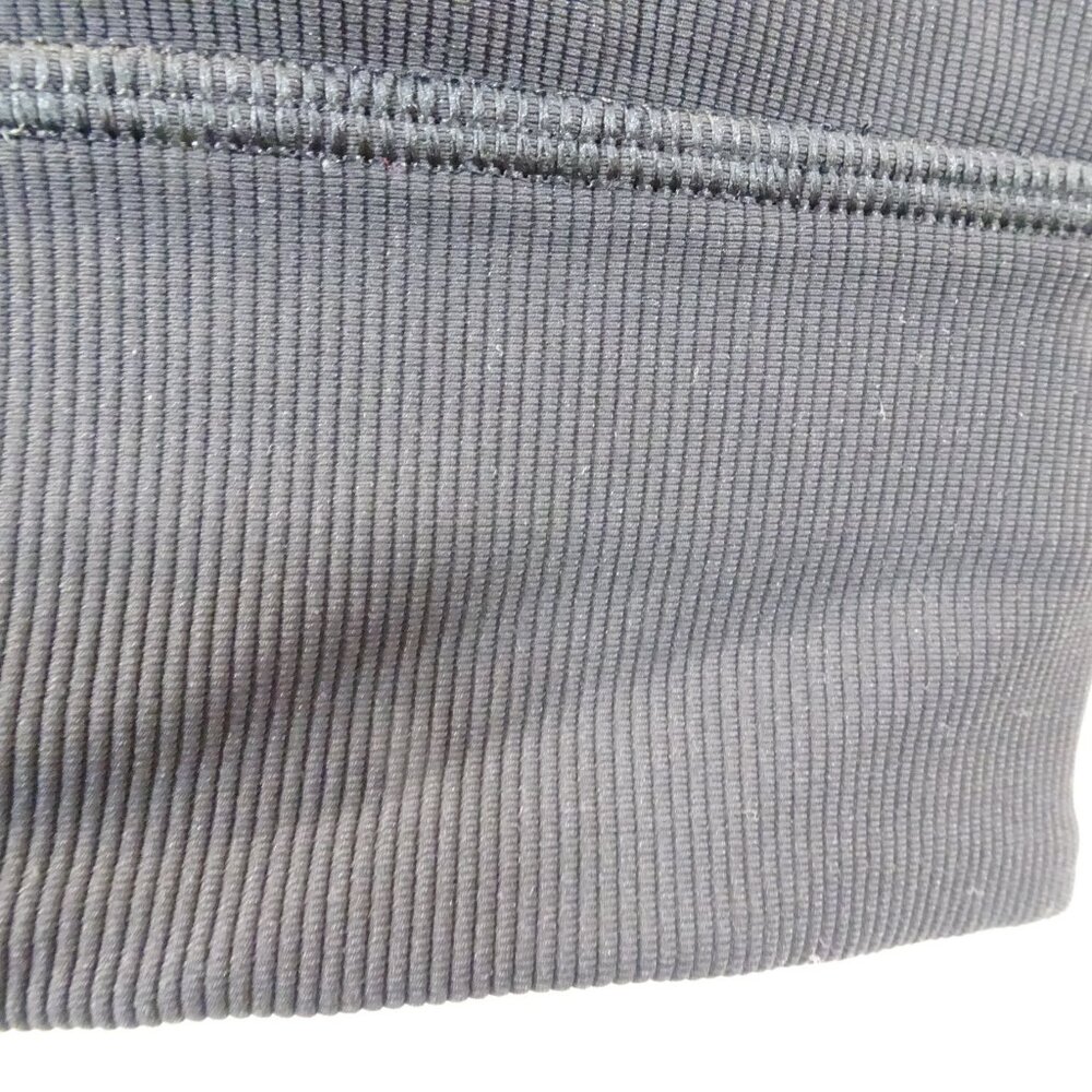 Lululemon Energy High-neck Longline Ribbed Bra Size 4 Black Workout Gear Athleti - Picture 2 of 6
